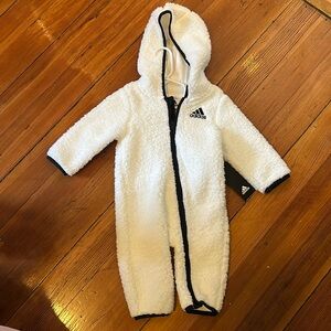 Adidas Infants' Long Sleeve Cozy Sherpa Coverall